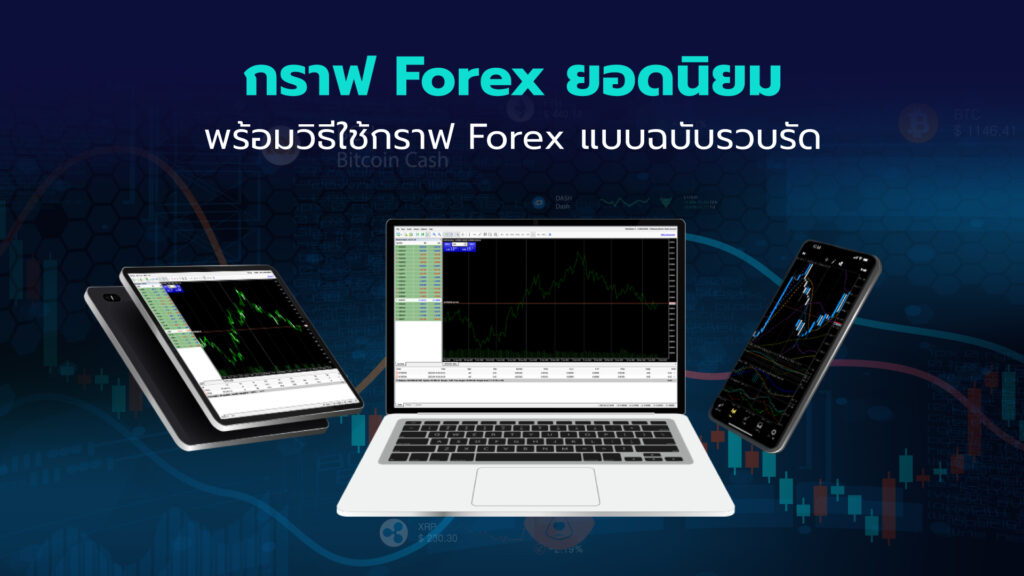 กราฟ Forex ยอดนิยม พร้อมวิธีใช้กราฟ Forex แบบฉบับรวบรัด
ศึกษาวิธีอ่าน กราฟ Forex แบบง่ายๆ ทำความเข้าใจกับ 3 รูปแบบของกราฟ Forex ยอดนิยม ได้แก่ กราฟเส้น (Line Graph), กราฟบาร และกราฟแท่งเทียน